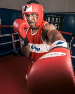Fighting Sports USA Boxing Competition Open Face Headgear