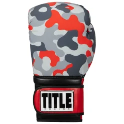 TITLE Boxing Infused Foam Camo Color Pop Bag Boxing Gloves