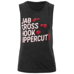 TITLE Boxing Jab Cross Women's Muscle Tee