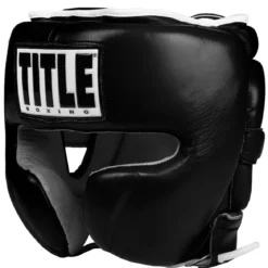 TITLE Boxing Leather Sparring Headgear
