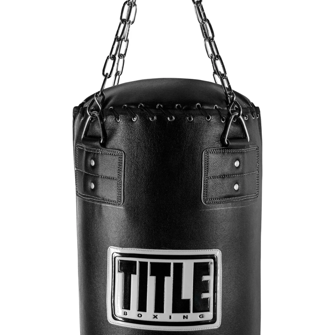 TITLE Boxing Professional Choice 125lb Leather Heavy Bag