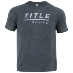 TITLE Boxing Striped Wordmark Tee