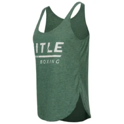 TITLE Boxing Women's Striped Wordmark Cropped Tank