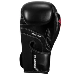 TITLE Classic Black Max Boxing Gloves