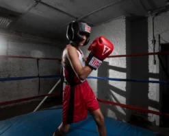 TITLE Classic USA Boxing Competition Headgear – With Cheeks