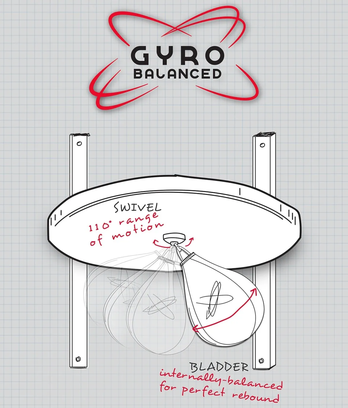 TITLE Gyro Balanced Leather Speed Bag