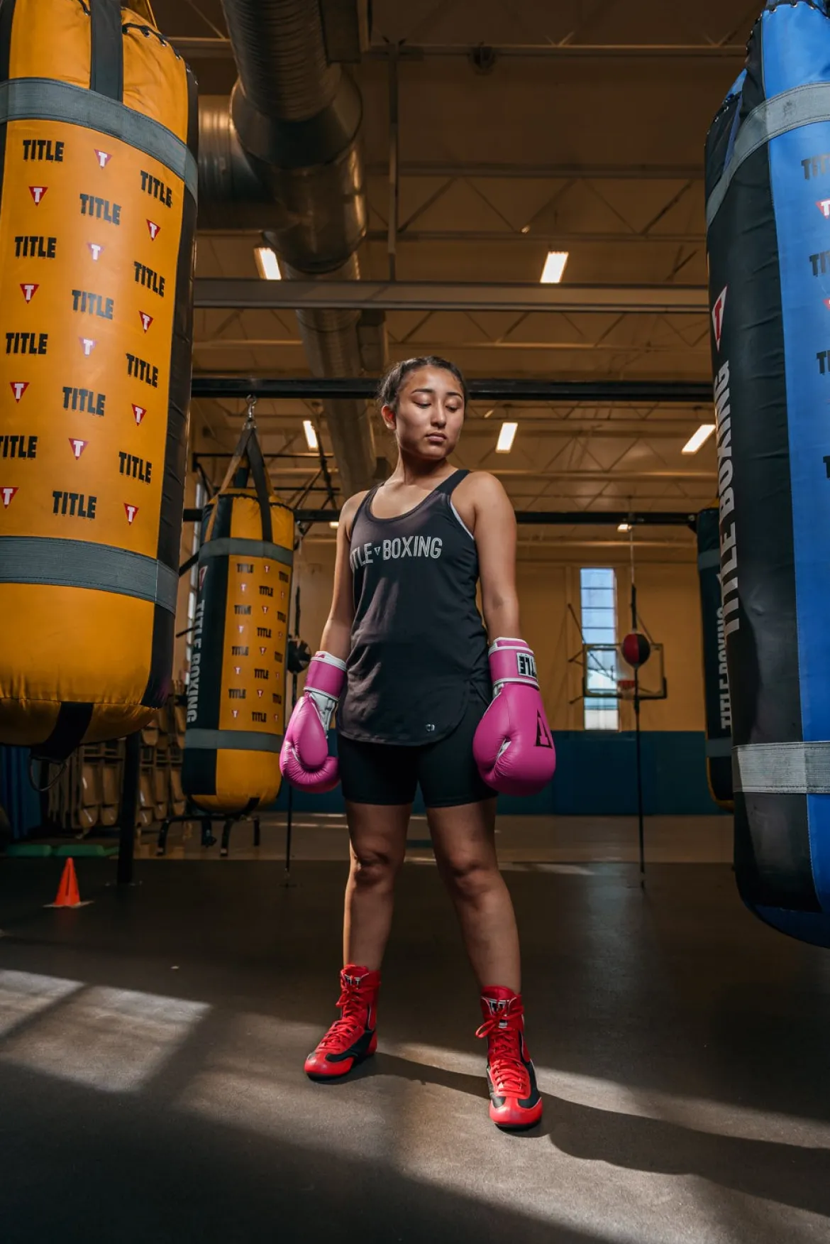 TITLE Speed-Flex Encore Mid Boxing Shoes