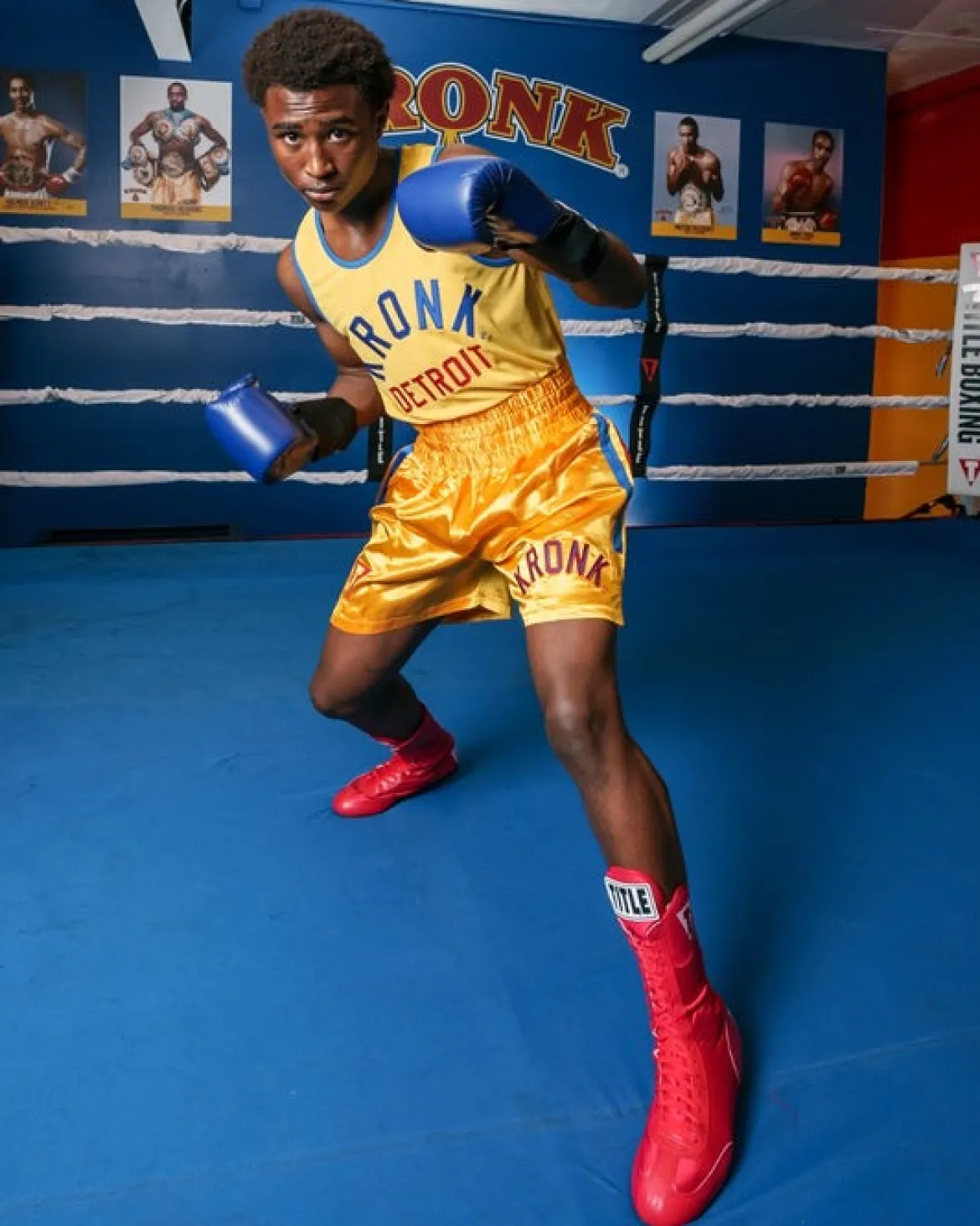 TITLE Speed-Flex Encore Tall Boxing Shoes