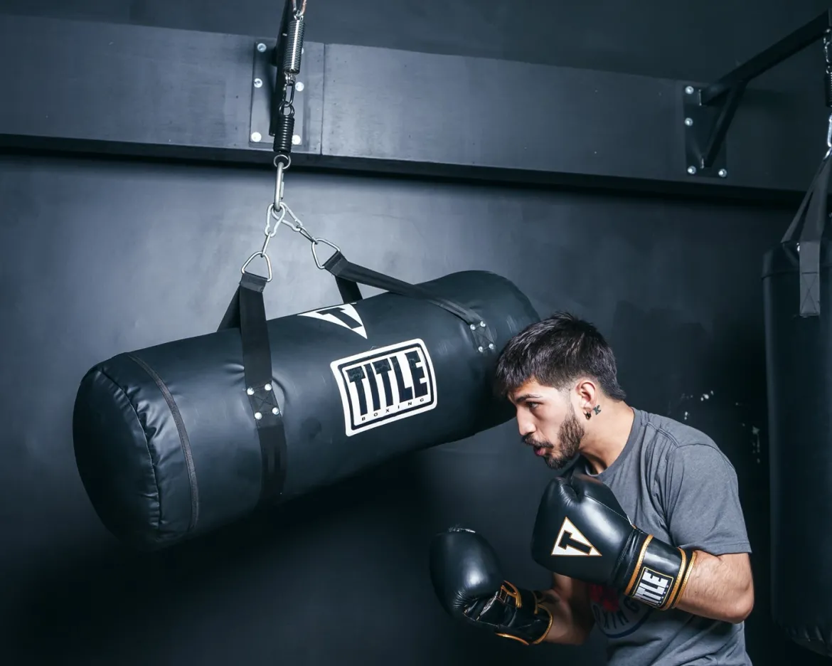 TITLE Synthetic Leather Uppercut Heavy Bag