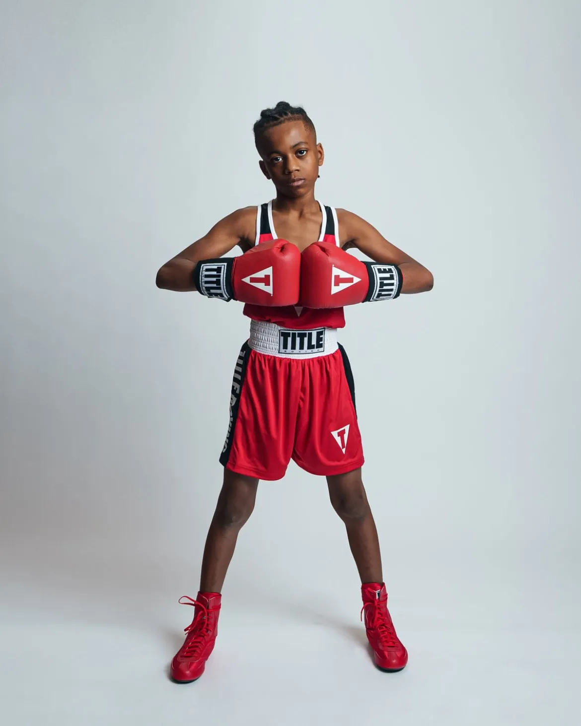 TITLE USA Boxing Competition Gloves - Elastic